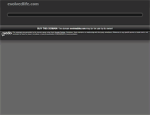Tablet Screenshot of evolvedlife.com